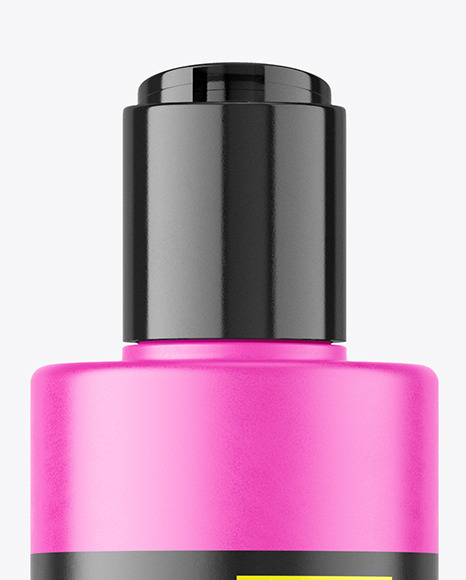 Matte Cosmetic Bottle Mockup