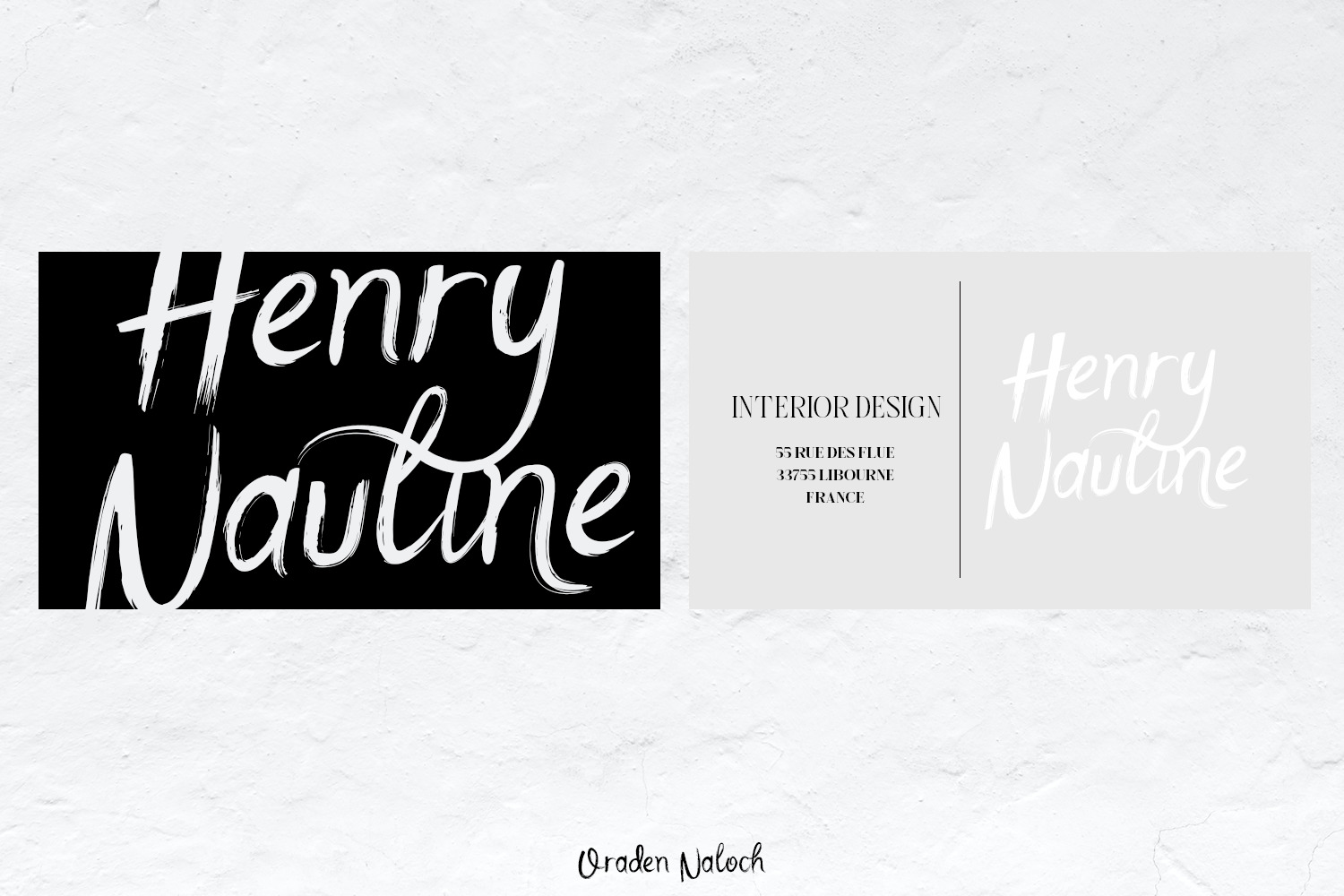 Oraden Naloch - Modern Brush Script Oraden Naloch - Modern Brush Script
