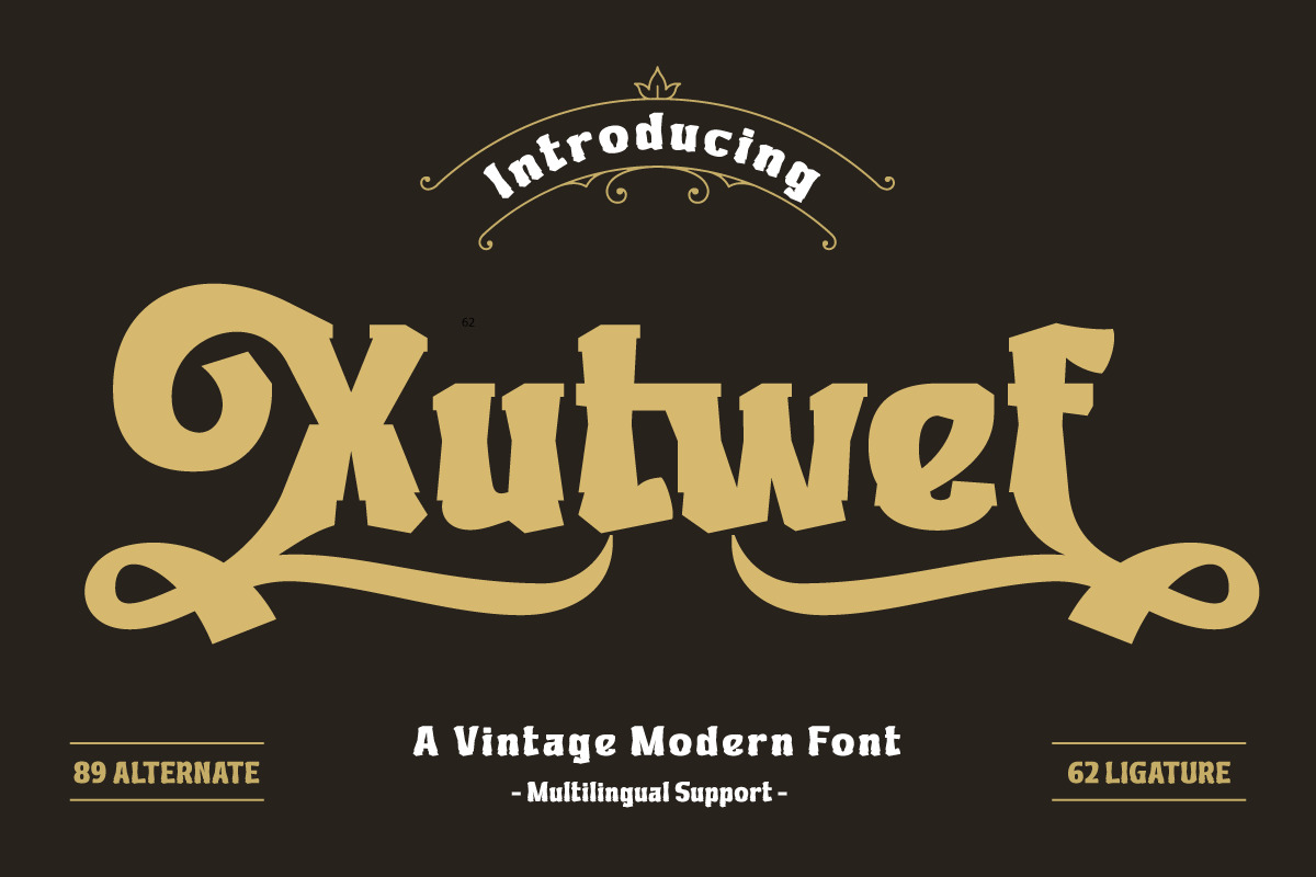 Xutwef | Display Hero Font