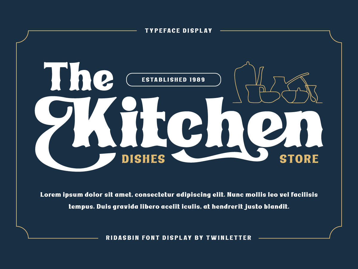 Ridasbin | Serif Classic Modernism Ridasbin | Serif Classic Modernism