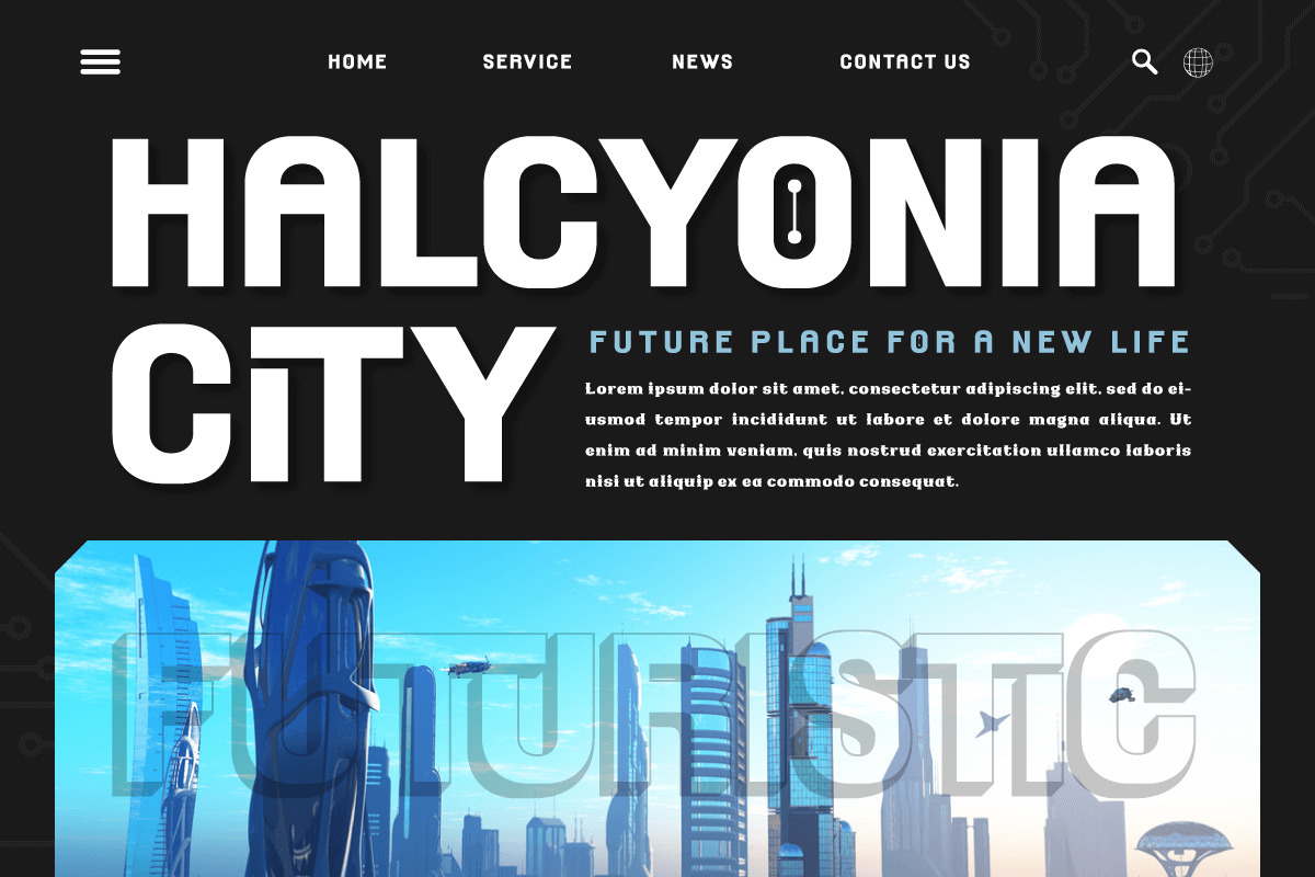 THE BOKRUN | Futuristic Font THE BOKRUN | Futuristic Font
