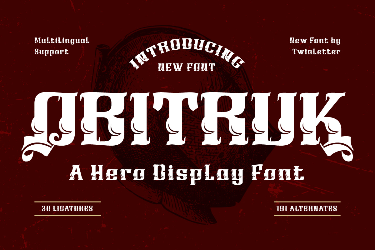 OBITRUK | Display Hero Font