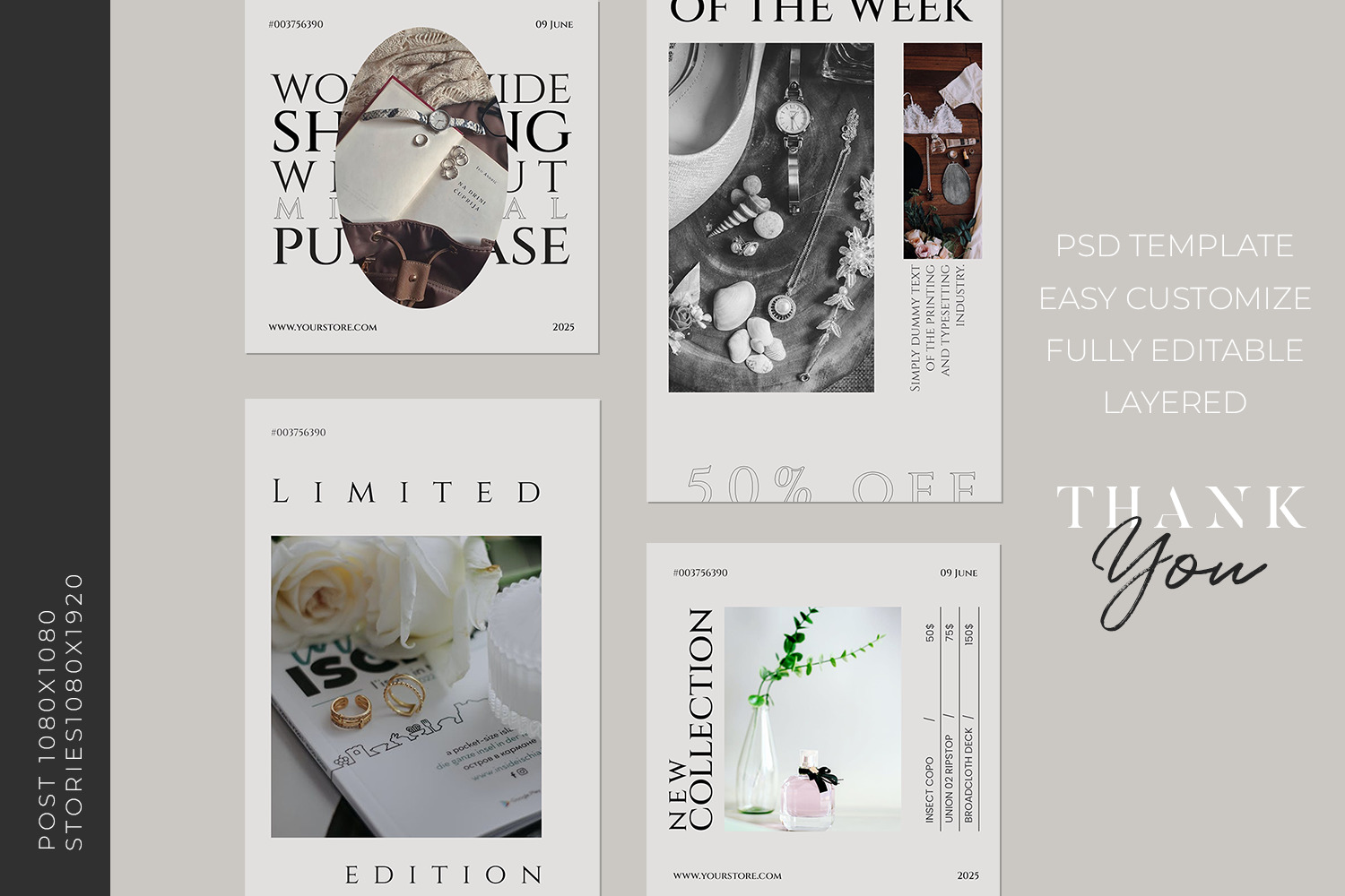 Hype Minimalis Instagram Template - MARTHA Hype Minimalis Instagram Template - MARTHA