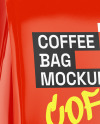 Glossy Coffee Bag Mockup