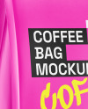 Matte Coffee Bag Mockup