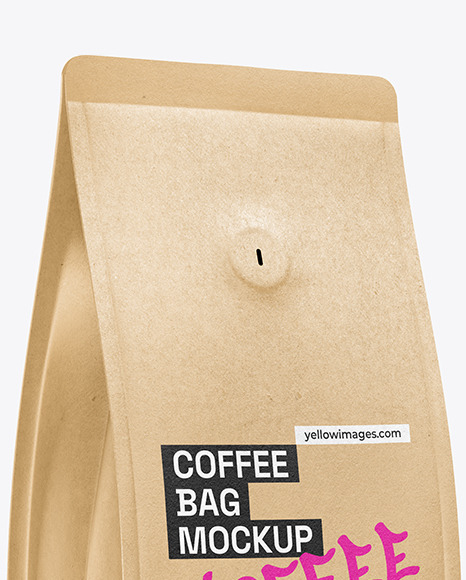 Kraft Coffee Bag Mockup