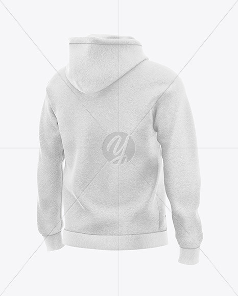 Melange Men's Hoodie Mockup - Half Side View