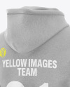 Melange Men's Hoodie Mockup - Half Side View