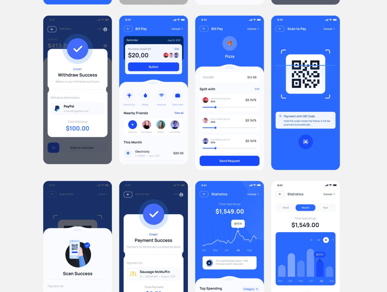 Oalan-Mobile Banking App Figma UI Template Oalan-Mobile Banking App Figma UI Template