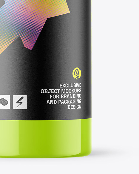Glossy Cosmetic Bottle With Pump Mockup Glossy Cosmetic Bottle With Pump Mockup