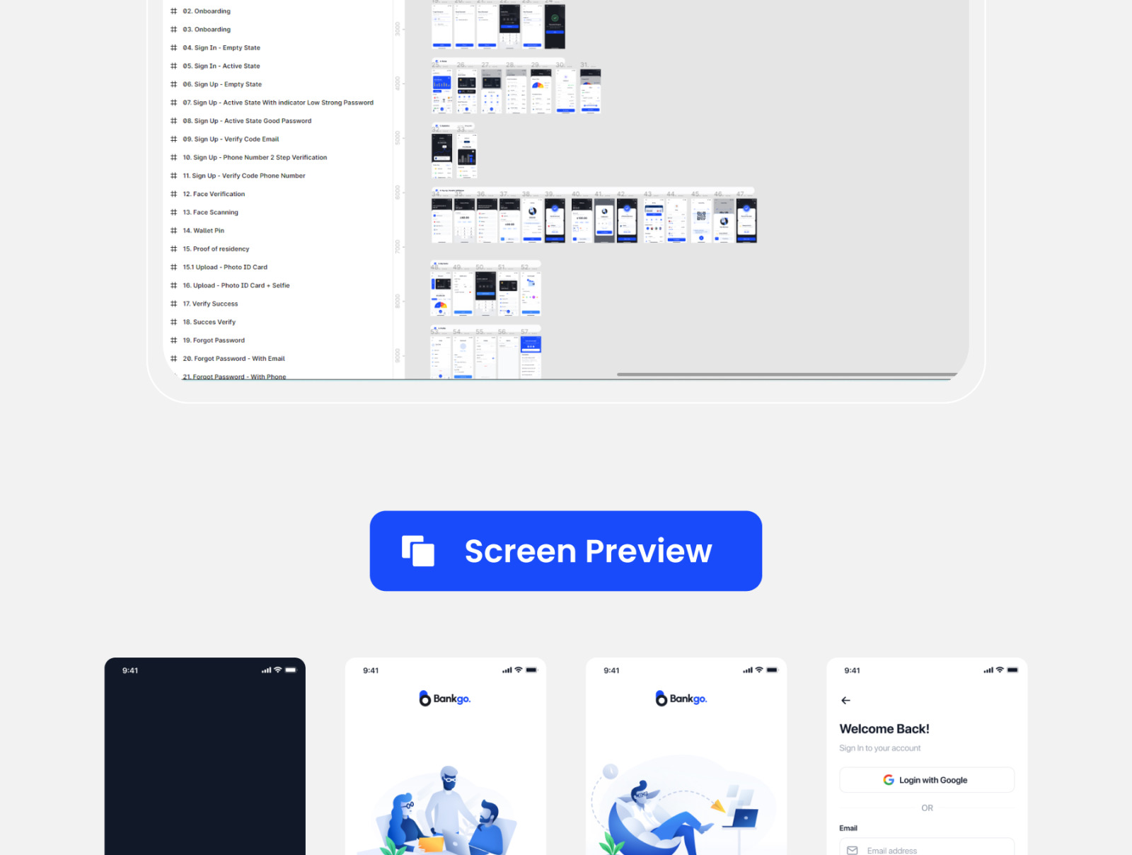 Bankgo - E Wallet App UI Kit