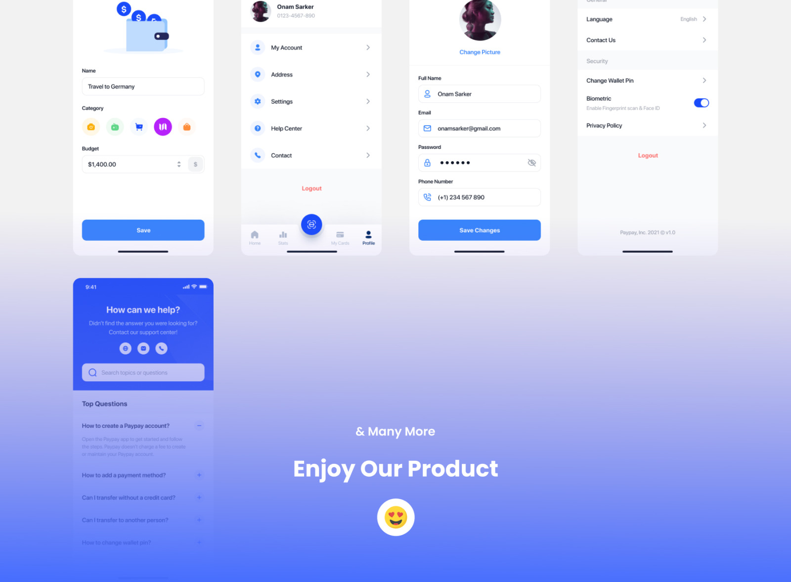 Bankgo - E Wallet App UI Kit