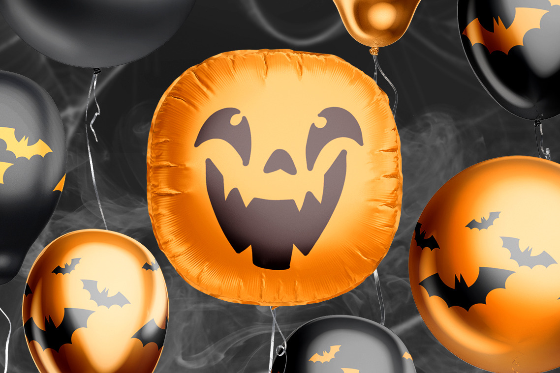 Balloon Shapes Mockups Set Balloon Shapes Mockups Set