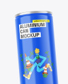 Three Cans W/ Glossy Finish Mockup