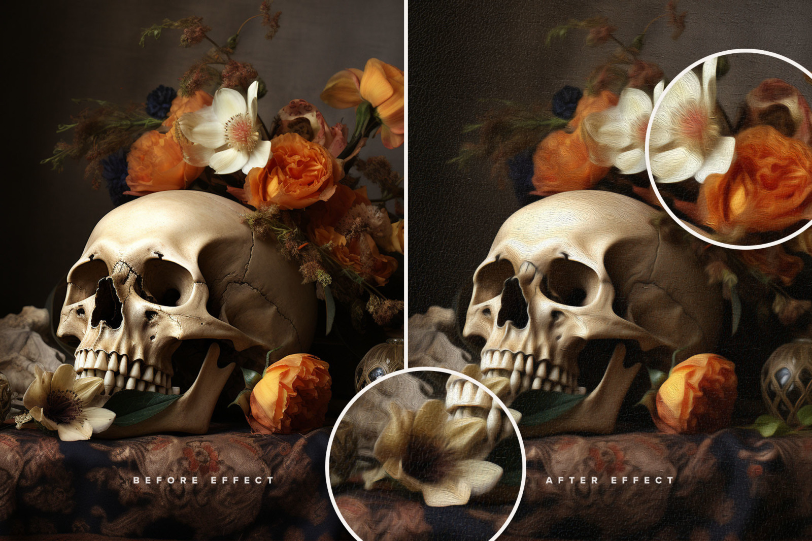 Classic Oil Painting Photo Effects