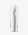 Matte Metallic Sport Bottle Mockup