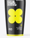 Matte Metallic Sport Bottle Mockup