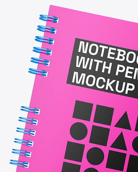 Glossy Notepad Mockup