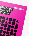 Glossy Notepad Mockup