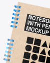 Kraft Notepad Mockup