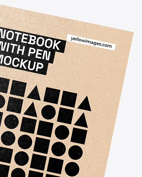 Kraft Notepad Mockup