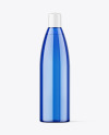 Blue Cosmetic Bottle Mockup