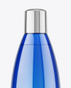 Blue Cosmetic Bottle Mockup