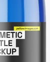 Blue Cosmetic Bottle Mockup