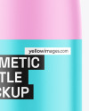 Frosted Cosmetic Bottle Mockup Frosted Cosmetic Bottle Mockup