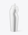Matte Metallic Sport Bottle Mockup