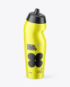 Matte Metallic Sport Bottle Mockup