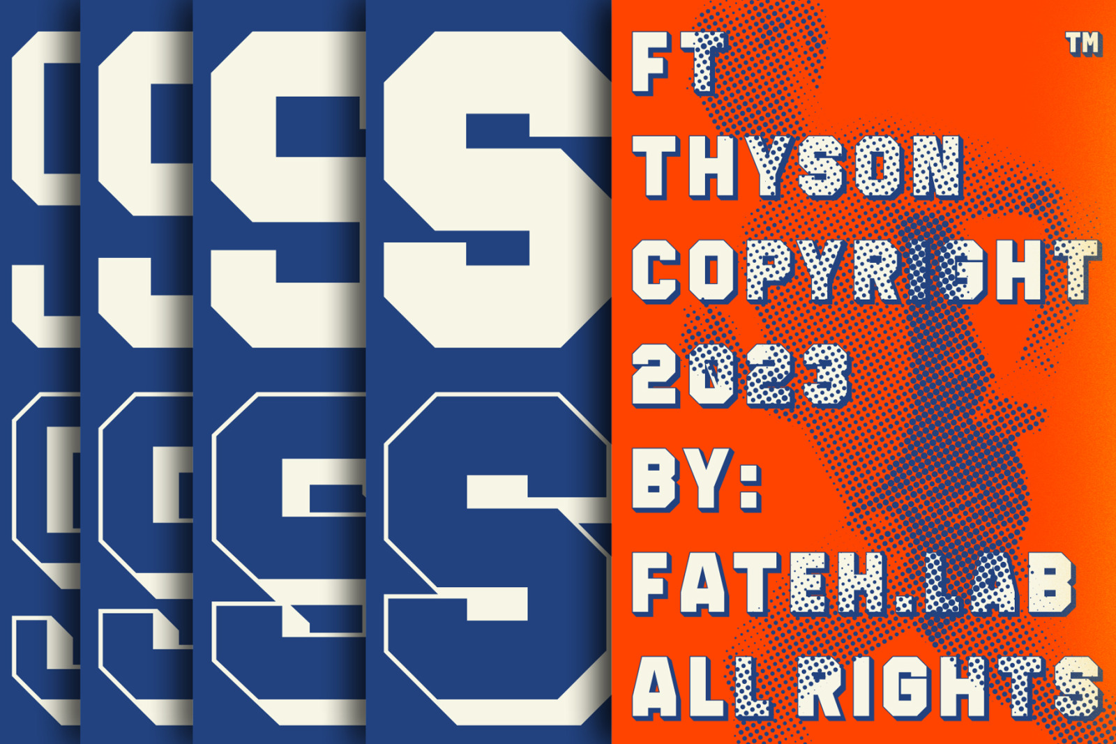 FT THYSON FONT FT THYSON FONT