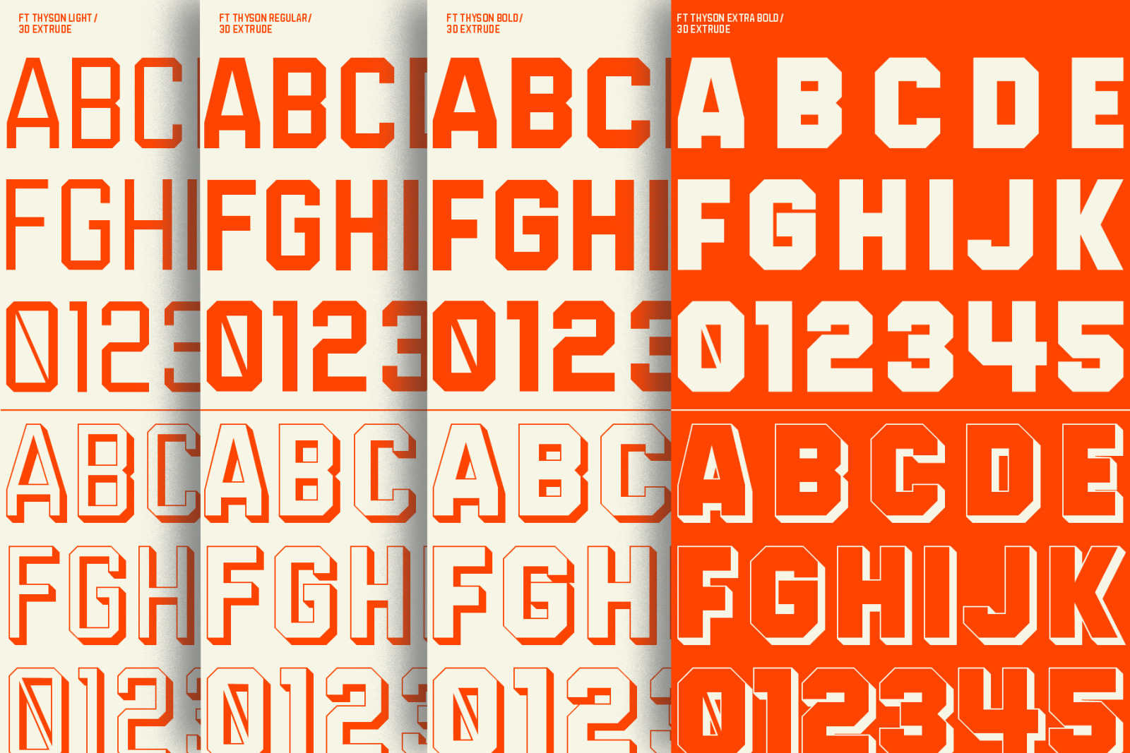 FT THYSON FONT FT THYSON FONT