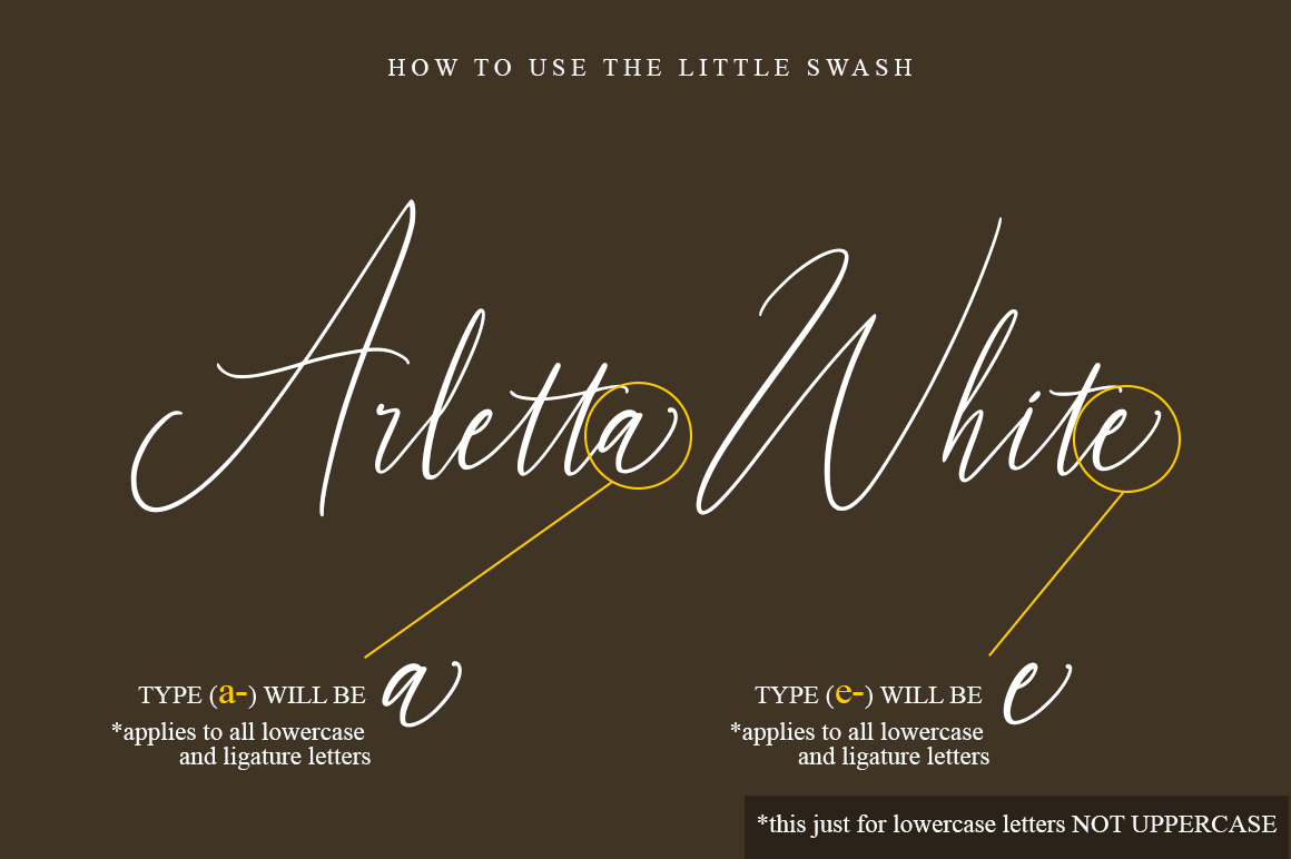 Arletta White Font