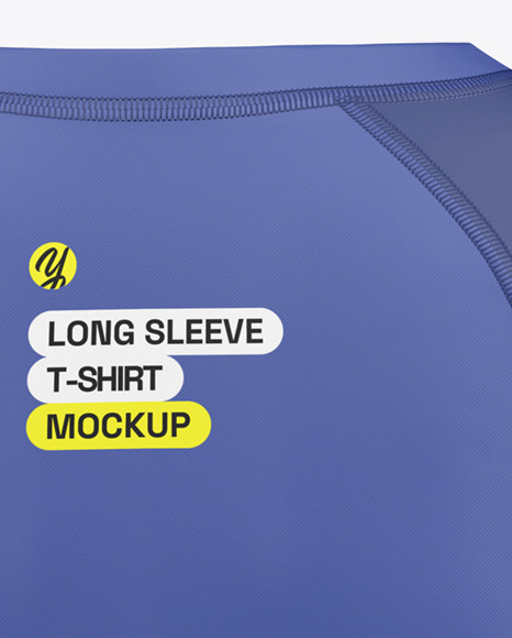 Kids Long Sleeve Compression T-Shirt Mockup – Back View