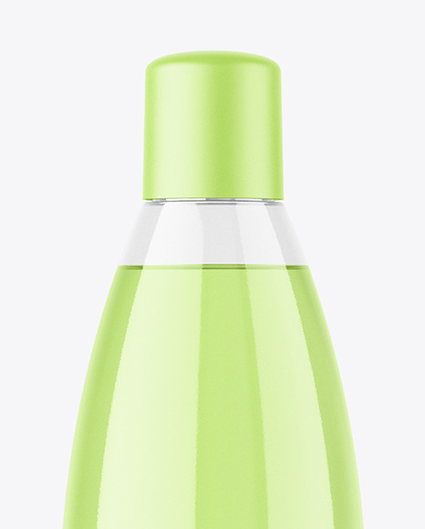 Clear Cosmetic Bottle Mockup