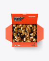 Opened Box of Dried Fruits and Nuts Mockup