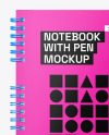 Glossy Notepad Mockup