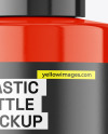 Glossy Plastic Bottle Mockup