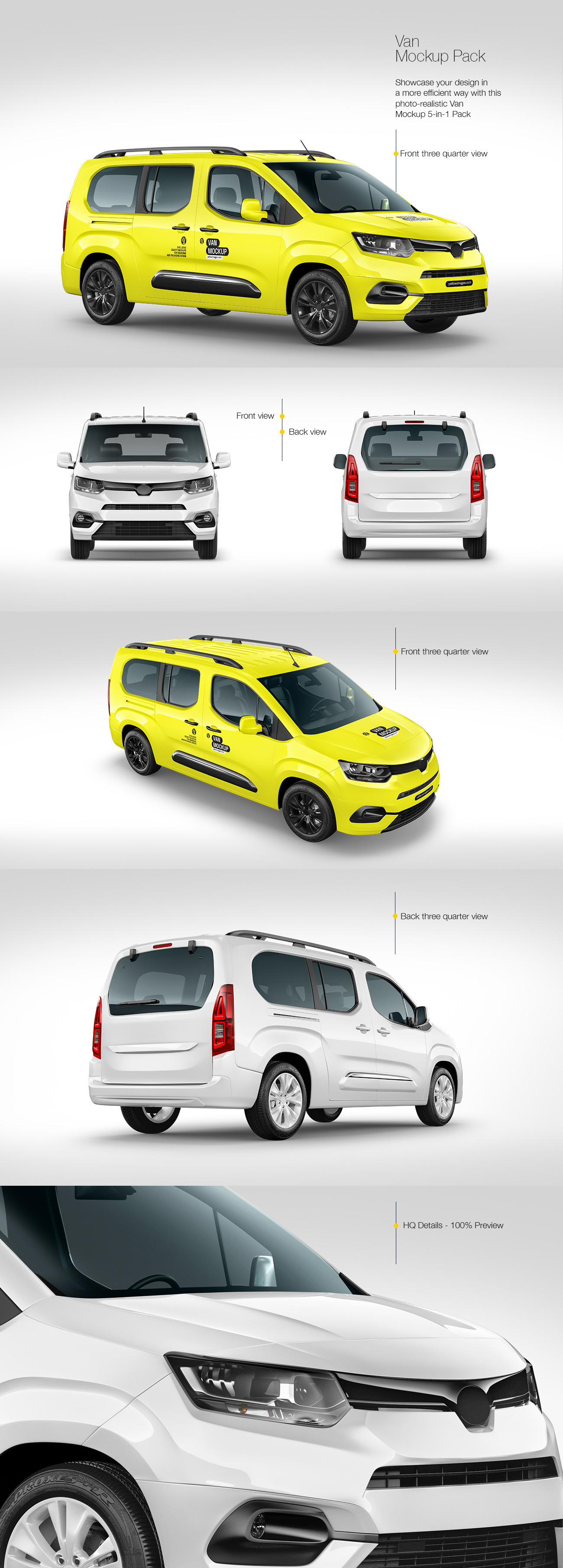 Van Mockup Pack Van Mockup Pack