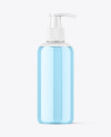 Clear Plastic Bottle w/ Pump Mockup Clear Plastic Bottle w/ Pump Mockup