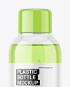 Clear Plastic Bottle Mockup