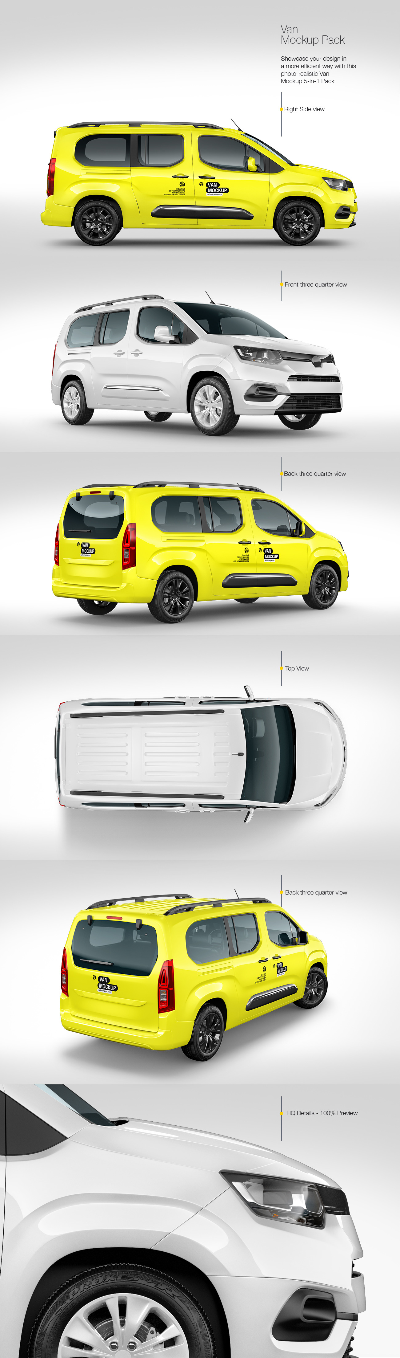 Van Mockup Pack Van Mockup Pack