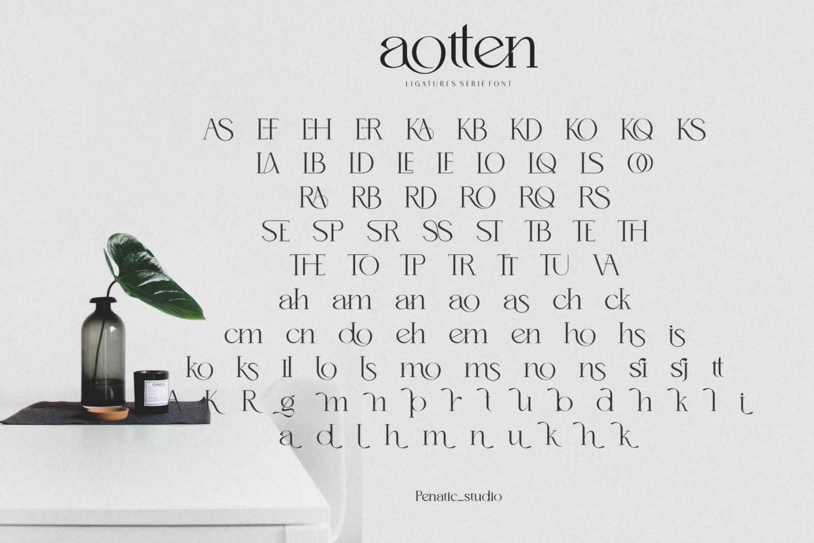 Aotten Font