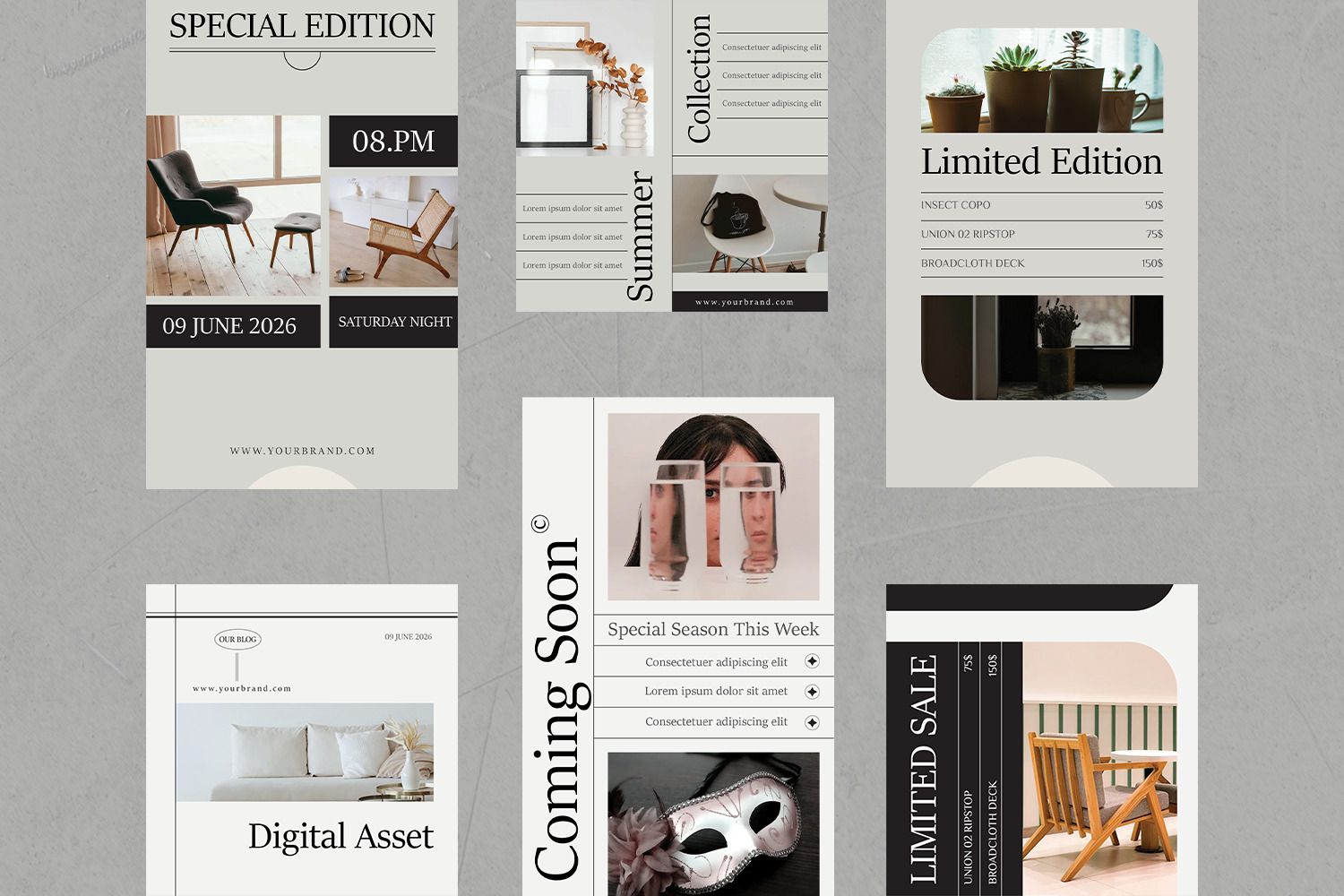 Minimalist Instagram Template - CHAOOSE Minimalist Instagram Template - CHAOOSE