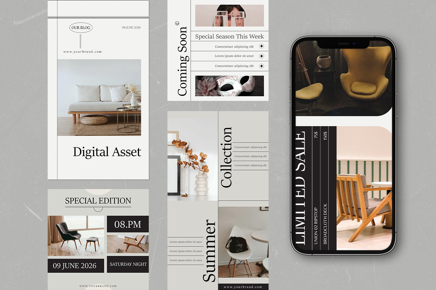 Minimalist Instagram Template - CHAOOSE Minimalist Instagram Template - CHAOOSE