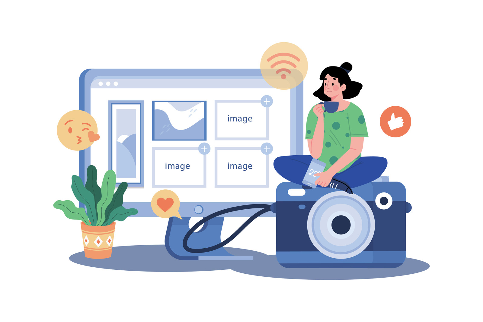 M736_ Social Network Illustration_Part 01 M736_ Social Network Illustration_Part 01