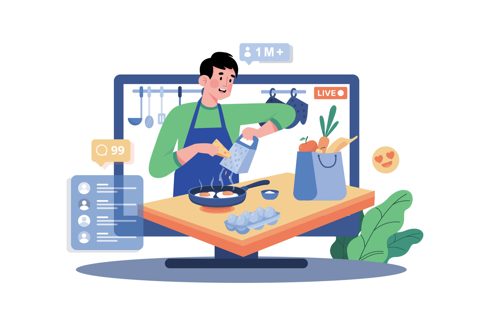 M736_ Social Network Illustration_Part 02 M736_ Social Network Illustration_Part 02