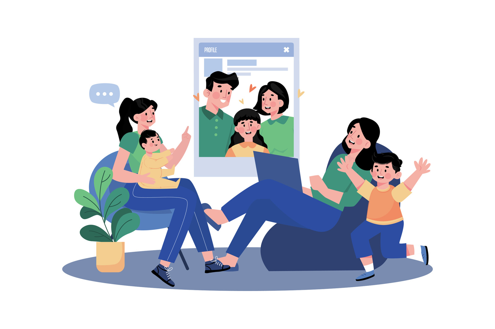 M736_ Social Network Illustration_Part 02 M736_ Social Network Illustration_Part 02