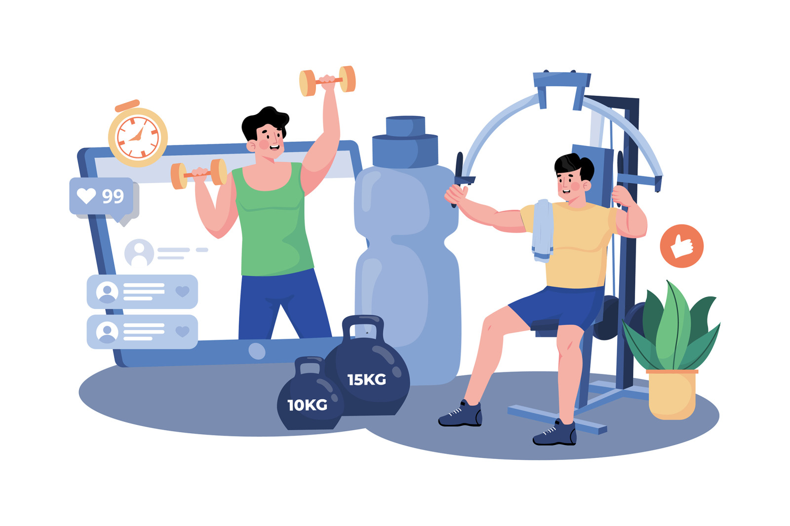 M736_ Social Network Illustration_Part 02 M736_ Social Network Illustration_Part 02